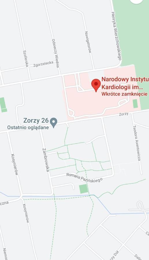 شقة Apartament Zorzy Przy Instytucie Kardiologii Anin وارسو المظهر الخارجي الصورة